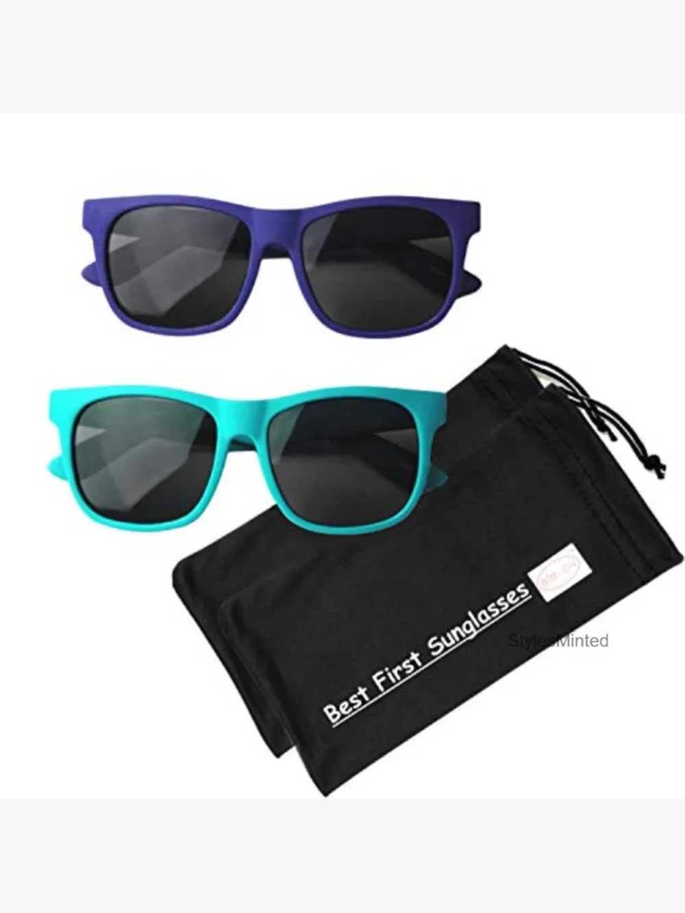 Vintage 2-Pack Toddlers Sunglasses UV Protection Ages 2-4